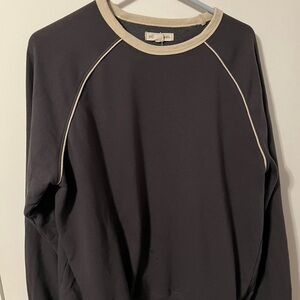Sage Long Sleeve Shirt - Black and Cream